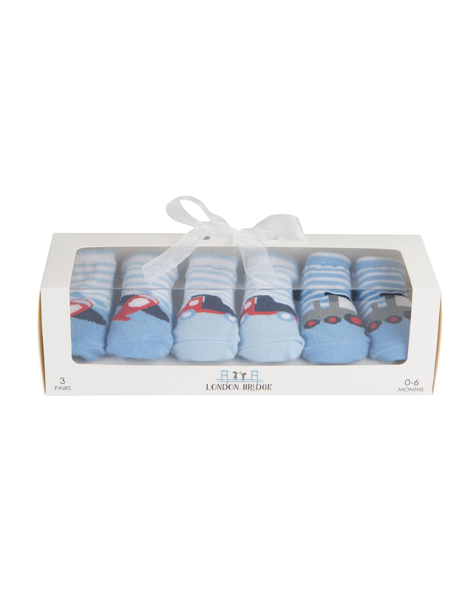 London Bridge by Maison Chic 99909 Transportation Socks Gift Set
