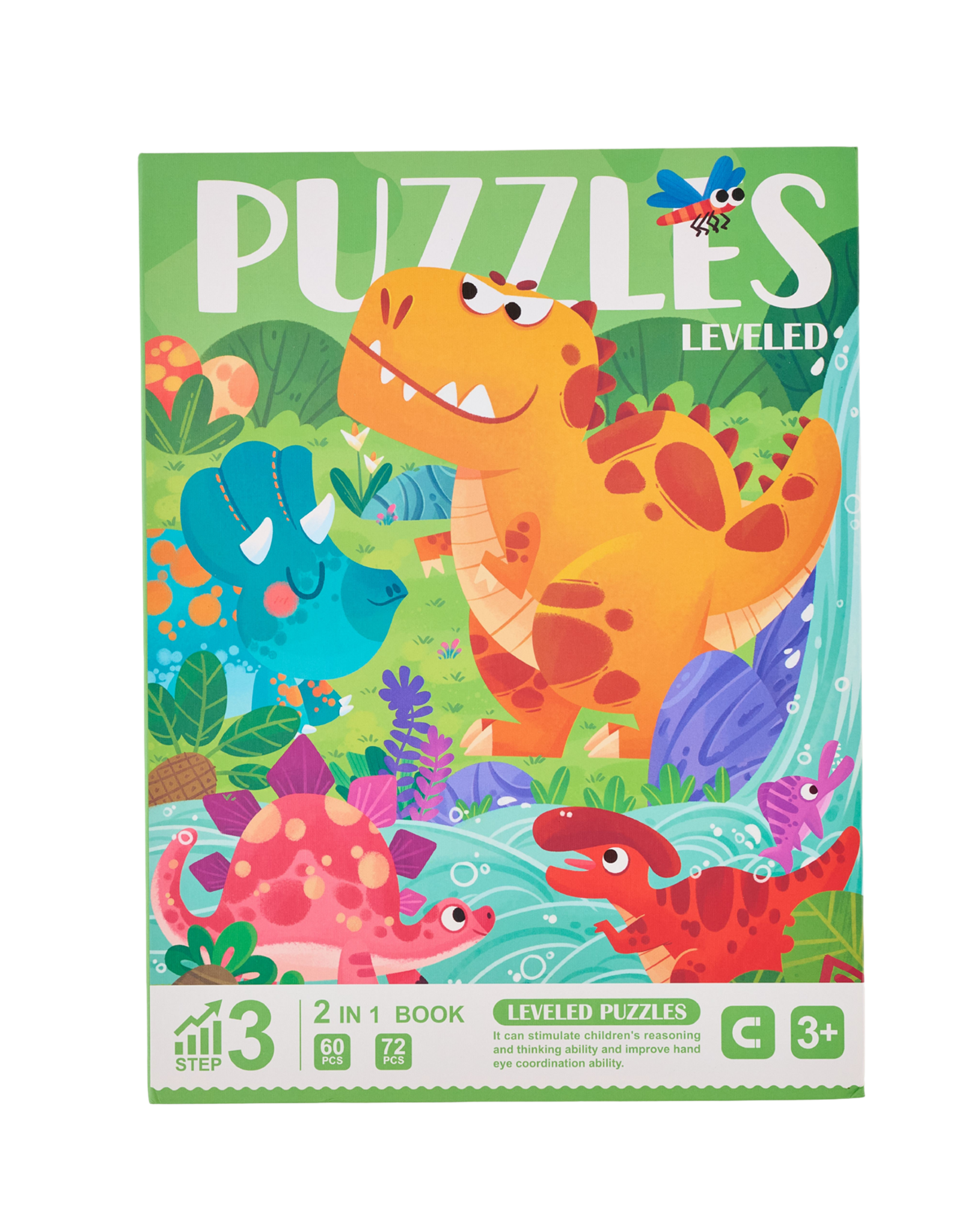 London Bridge by Maison Chic LB4310D Magnetic Puzzle Book Dinosaurs