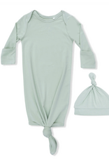 Angel Dear ADF26 Knotted Gown & Hat Milky Green
