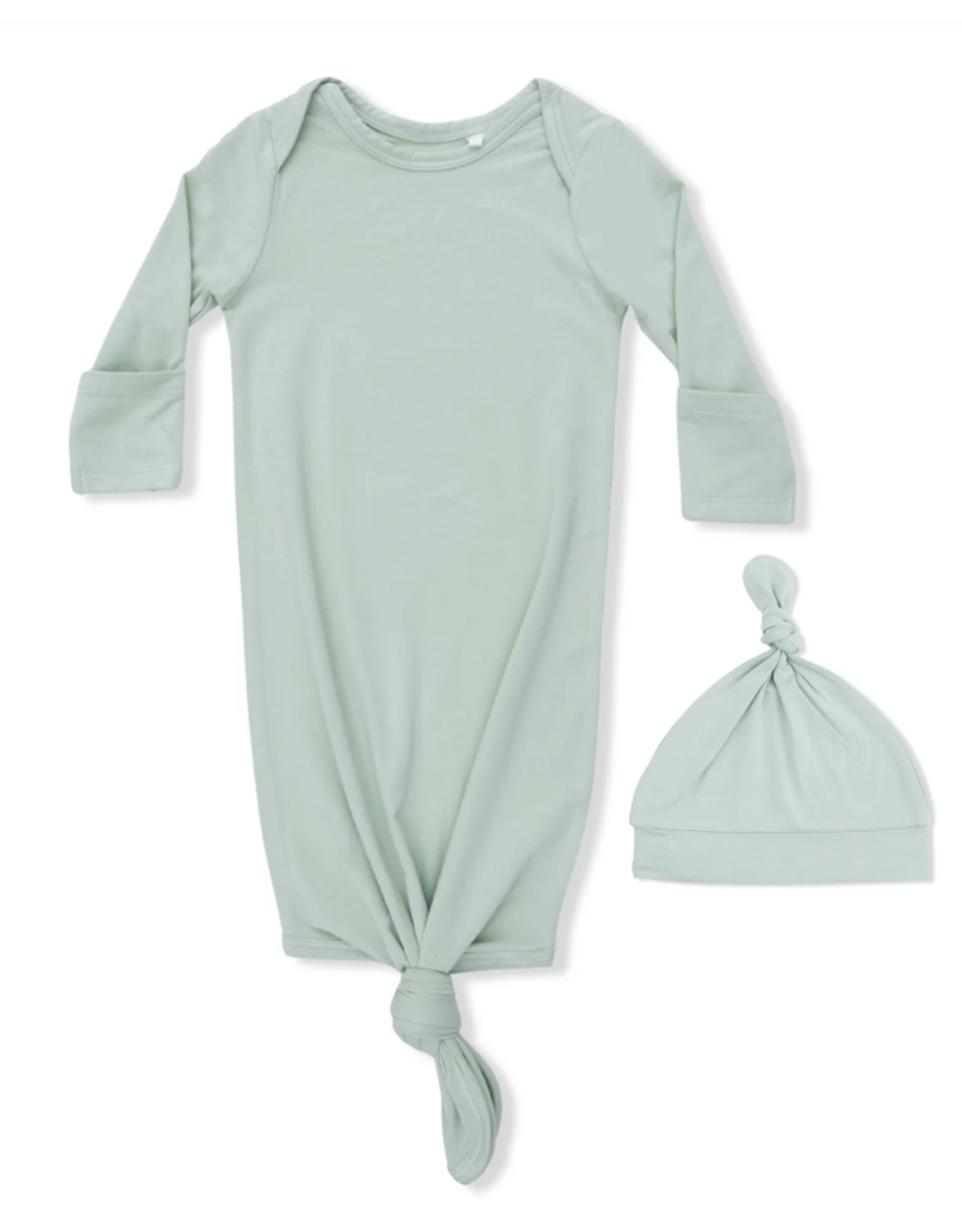 Angel Dear ADF26 Knotted Gown & Hat Milky Green