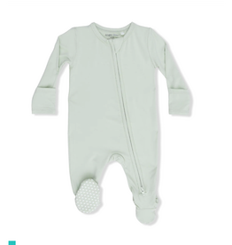 Angel Dear 2 Way Zipper Footie Milky Green