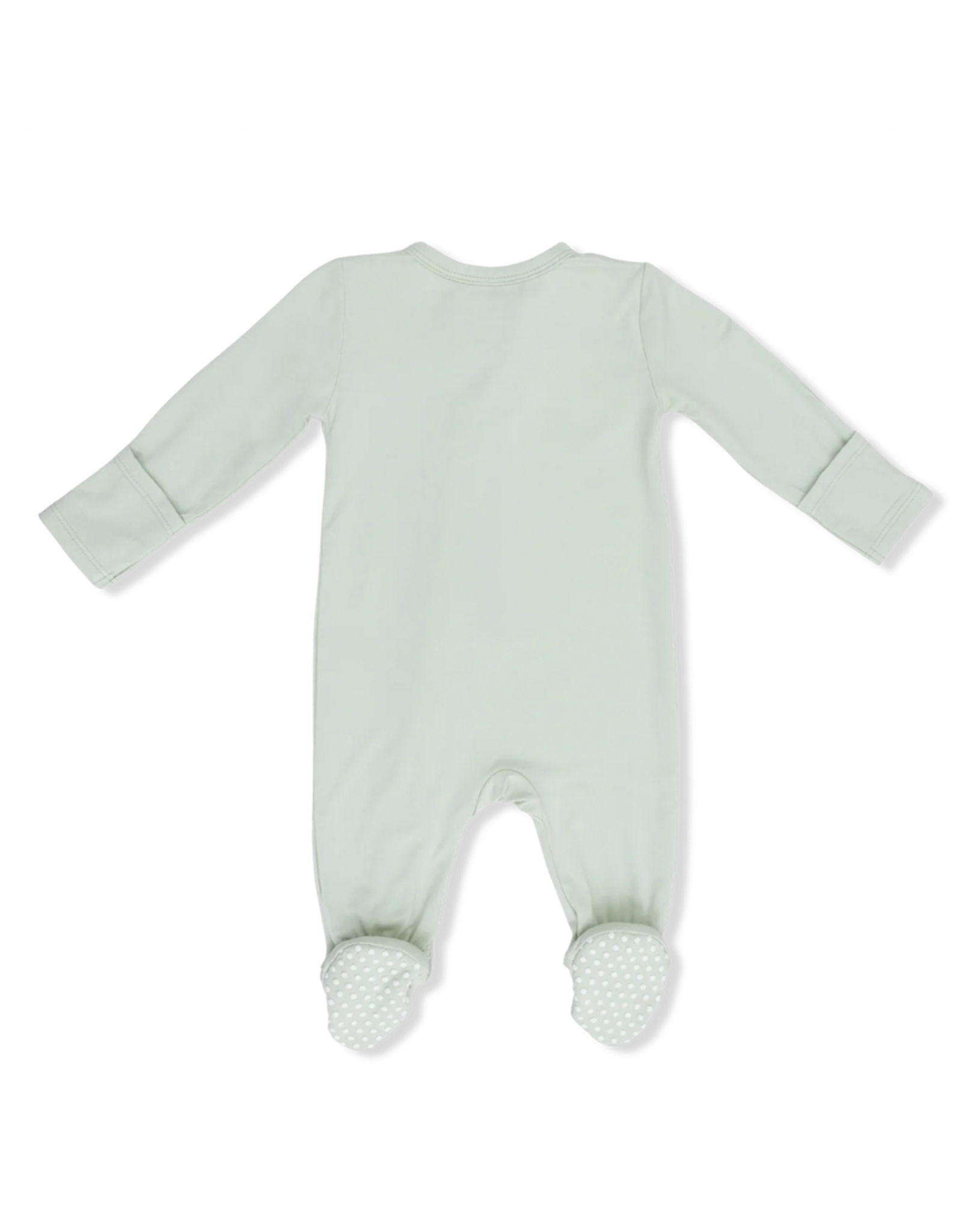 Angel Dear ADF26 2 Way Zipper Footie Milky Green