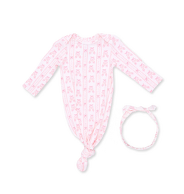 Angel Dear Knotted Gown & Headband Ballet Shoes Ribbon Stripe