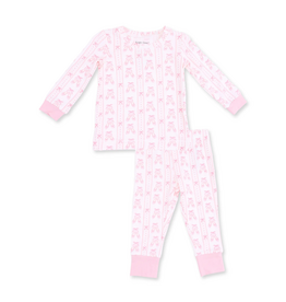 Angel Dear Long Sleeve Loungewear Ballet Shoes Ribbon Stripe