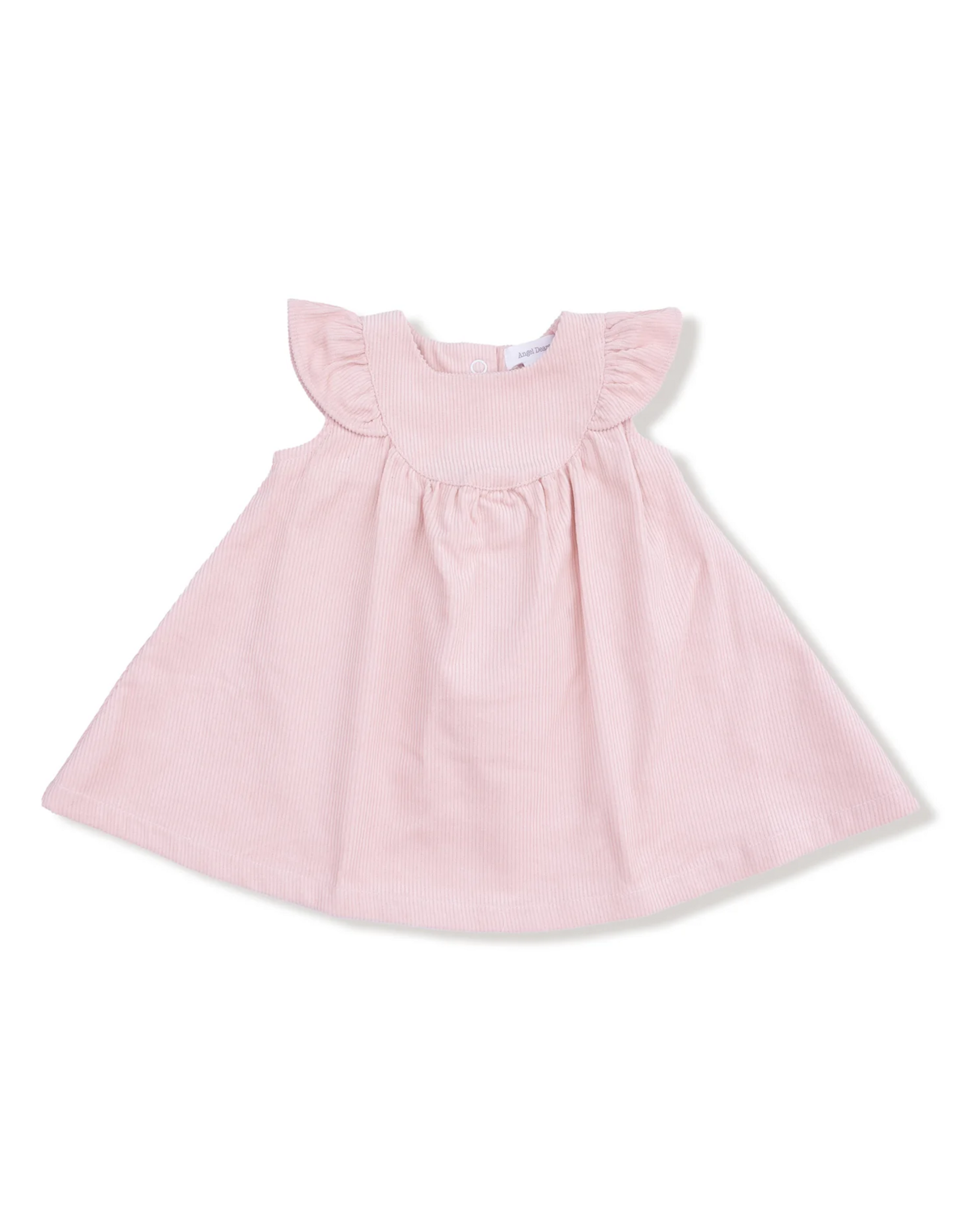 Angel Dear ADF26 Corduroy Ruffle Dress/Bloomer Veiled Pink