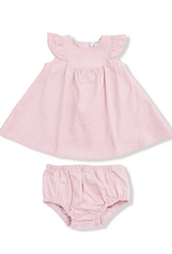 Angel Dear ADF26 Corduroy Ruffle Dress/Bloomer Veiled Pink