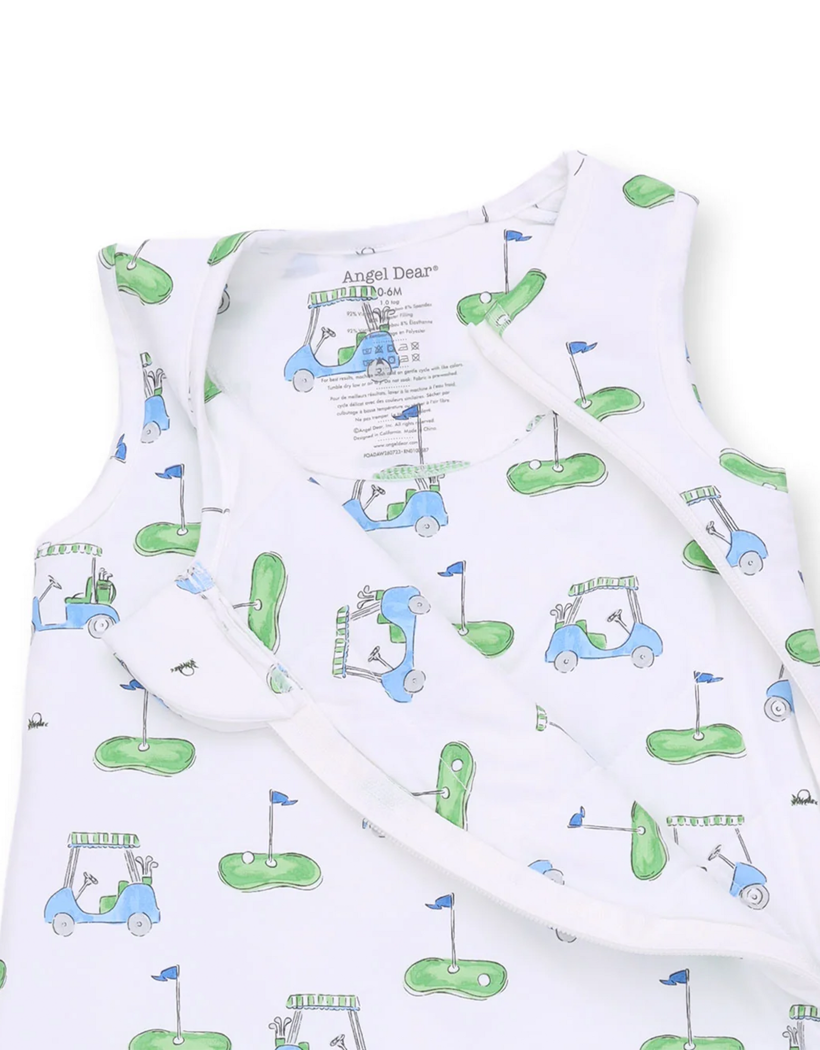 Angel Dear AD Sleeping Bag Golf Carts Blue