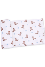Angel Dear ADF26 Swaddle Blanket 45x45 Mini Cowboy Boots