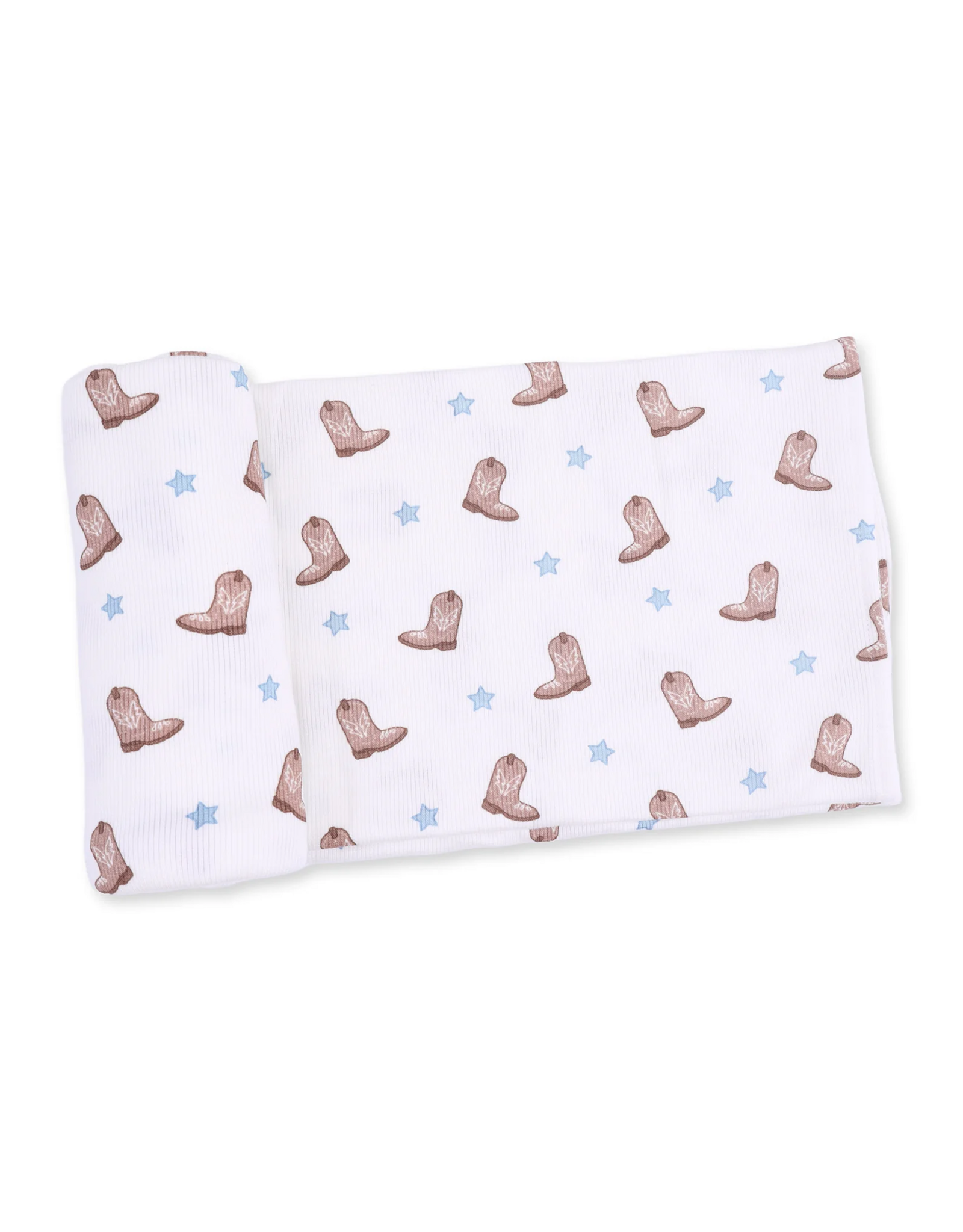 Angel Dear ADF26 Swaddle Blanket 45x45 Mini Cowboy Boots