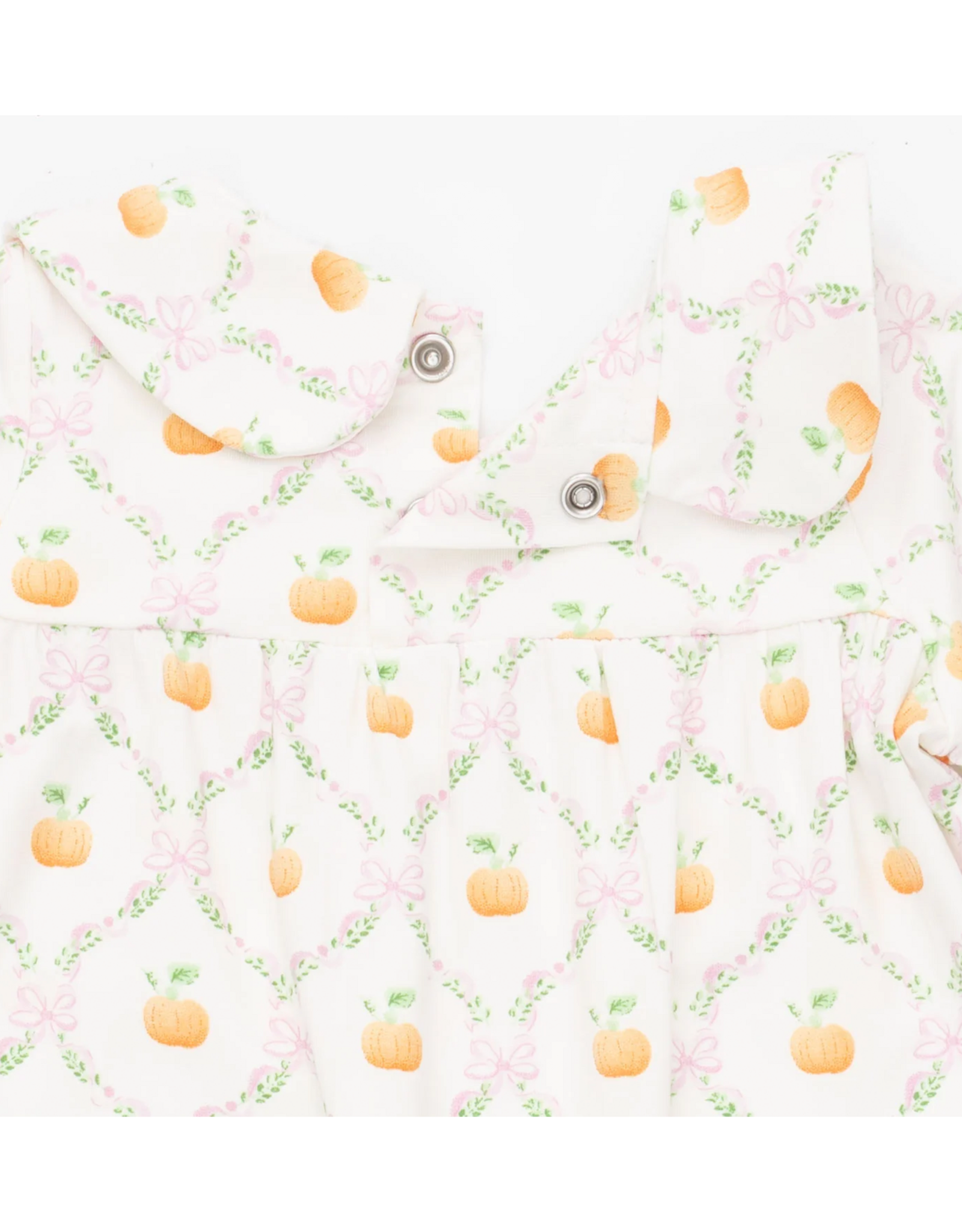 Angel Dear ADF26 Pretty Pumpkin Trellis Smocked Romper