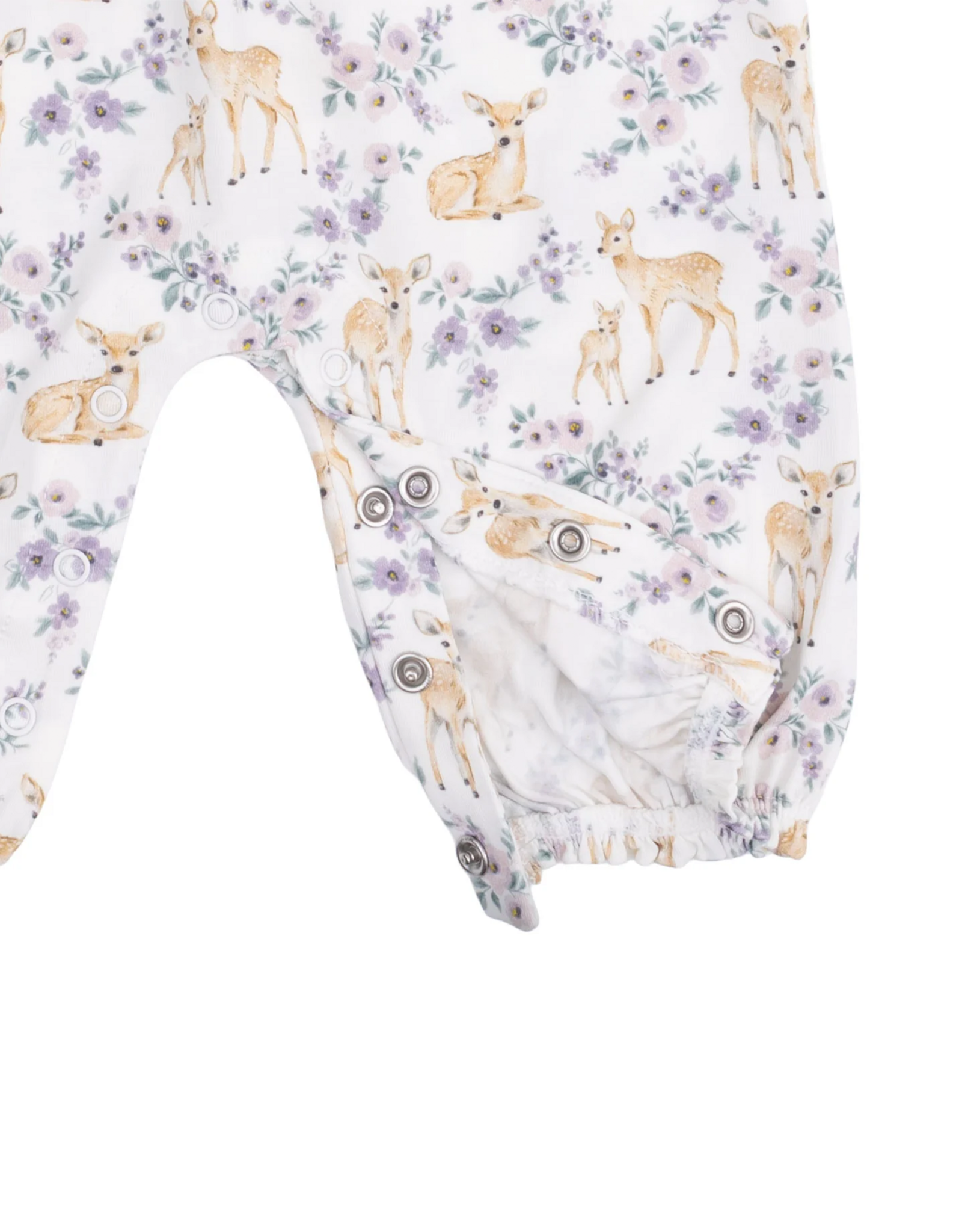 Angel Dear ADF26 Floral Deer Ruffle Romper