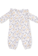Angel Dear ADF26 Floral Deer Ruffle Romper
