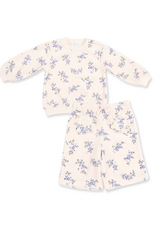Angel Dear ADF26 Sweet Hanna Floral Velour Sweatshirt/Pant