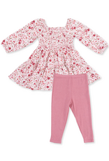 Angel Dear ADF26 Serene Floral Dress/Legging Set
