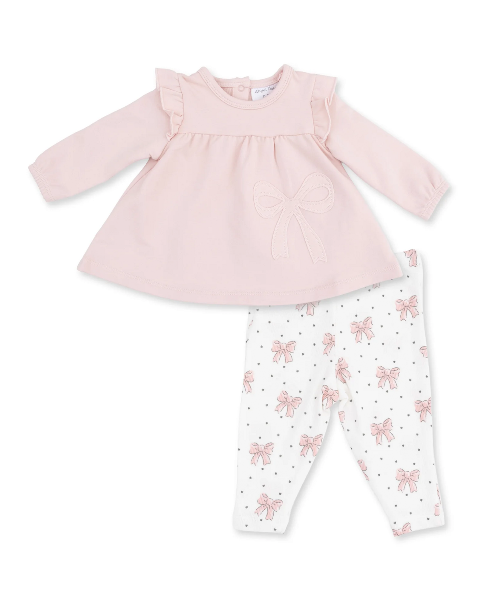 Angel Dear ADF26 Veiled Pink Bows Sweatshirt/Legging