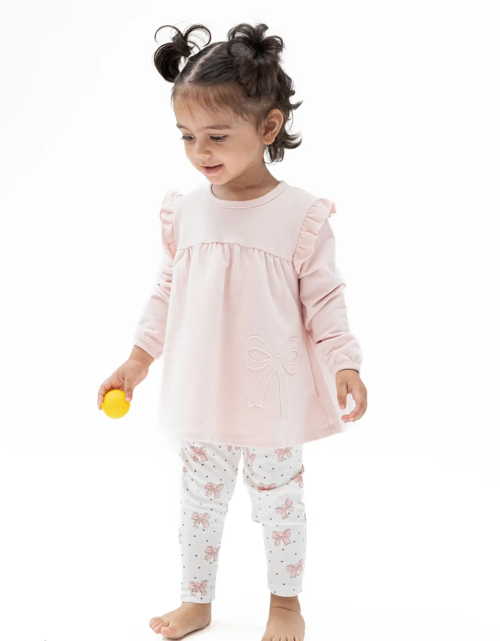 Angel Dear ADF26 Veiled Pink Bows Sweatshirt/Legging