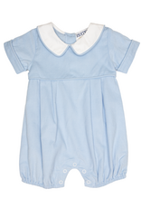 Ishtex 6F120 Blue Corduroy Romper