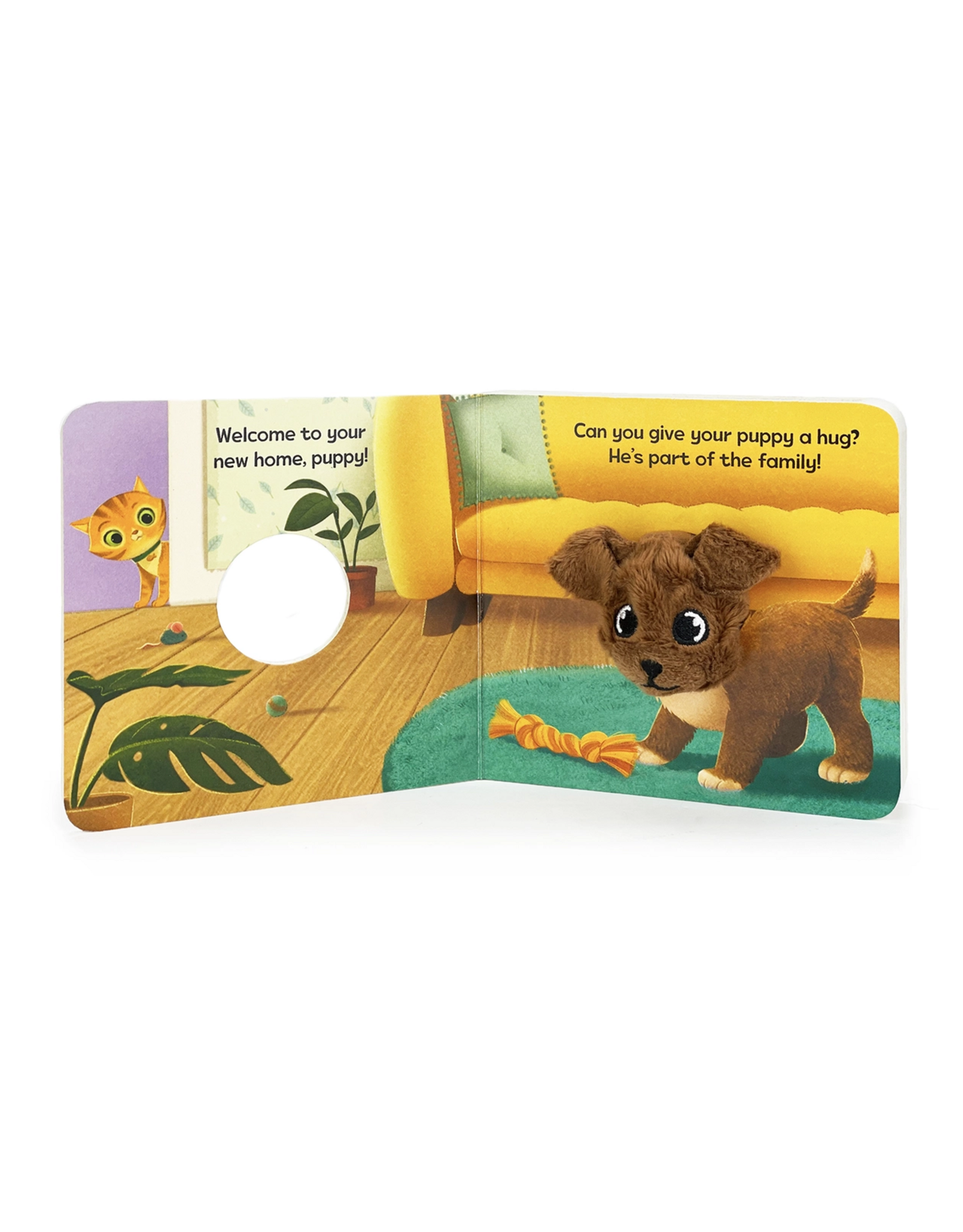 Cottage Door Press Puppy Love Interactive Finger Puppet Book