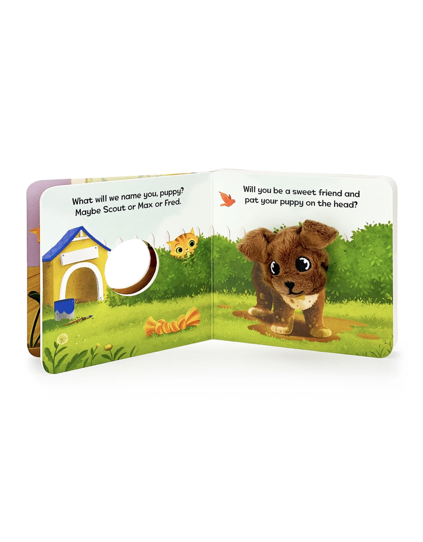 Cottage Door Press Puppy Love Interactive Finger Puppet Book