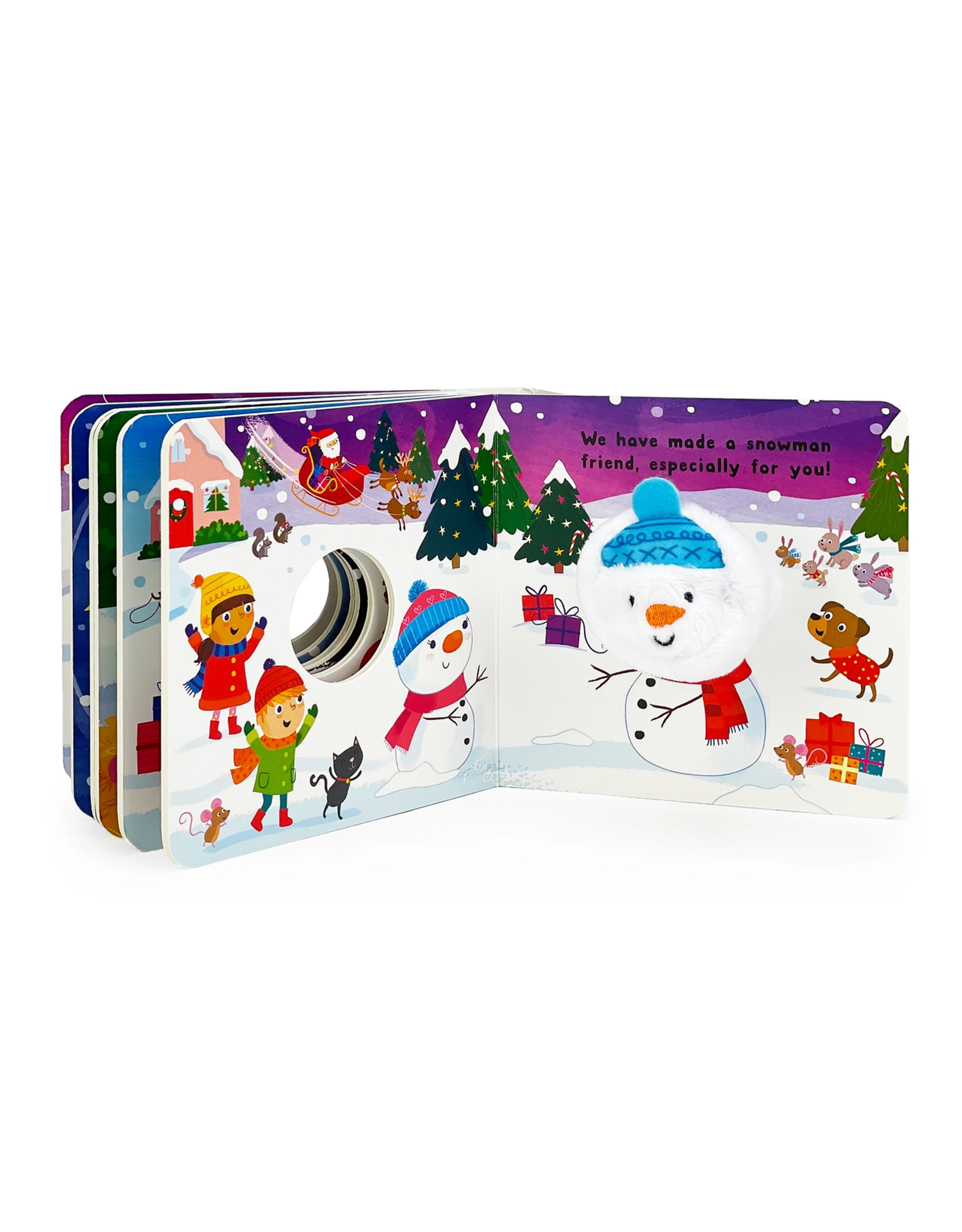 Cottage Door Press Friendly Little Snowman Christmas Finger Puppet Book