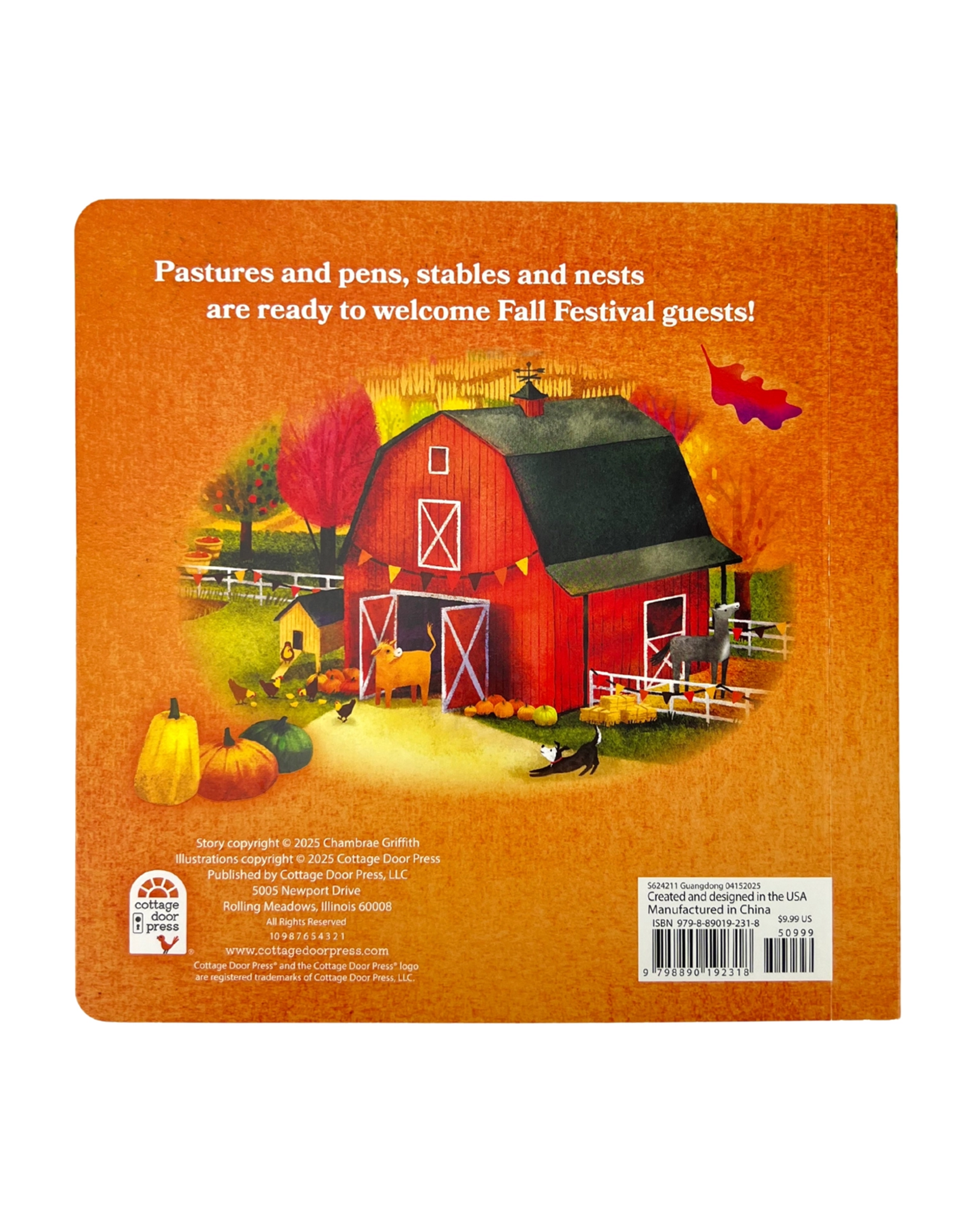 Cottage Door Press Barn in Fall: Festival Fun on the Farm board book
