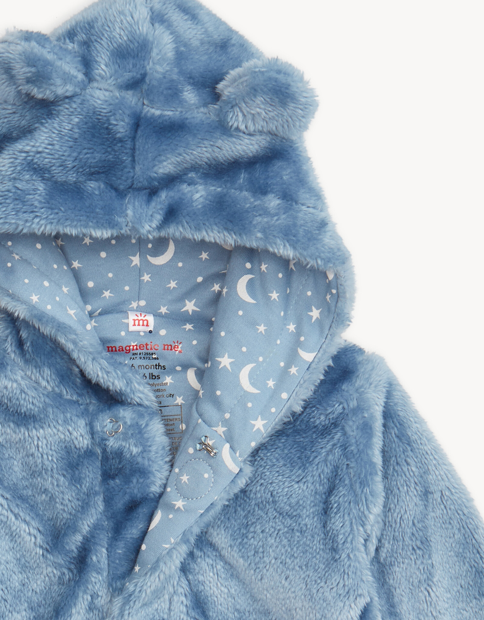 Magnetic Me MM Minky Bear Jacket WINTER SKY