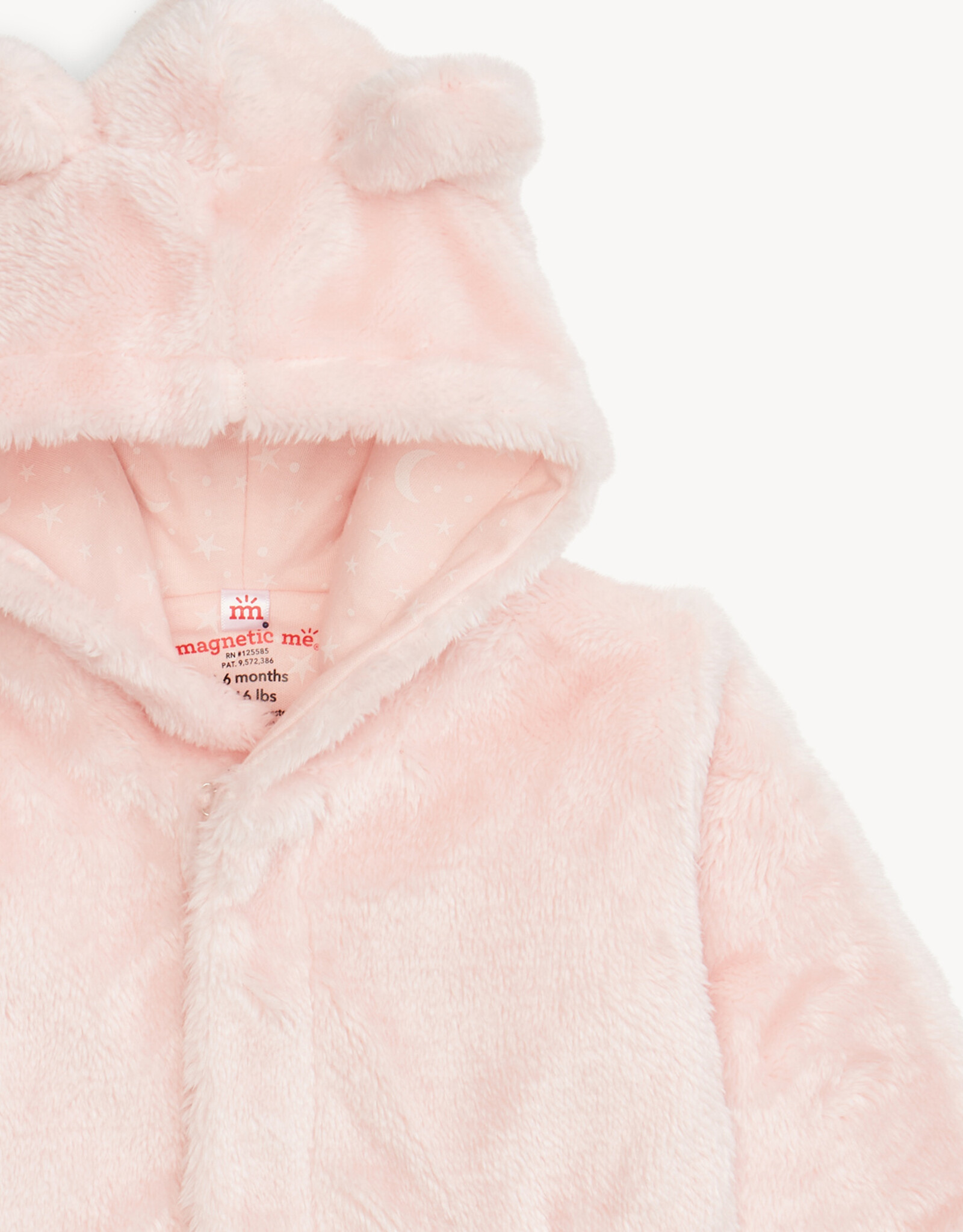 Magnetic Me MM Minky Bear Jacket PINK