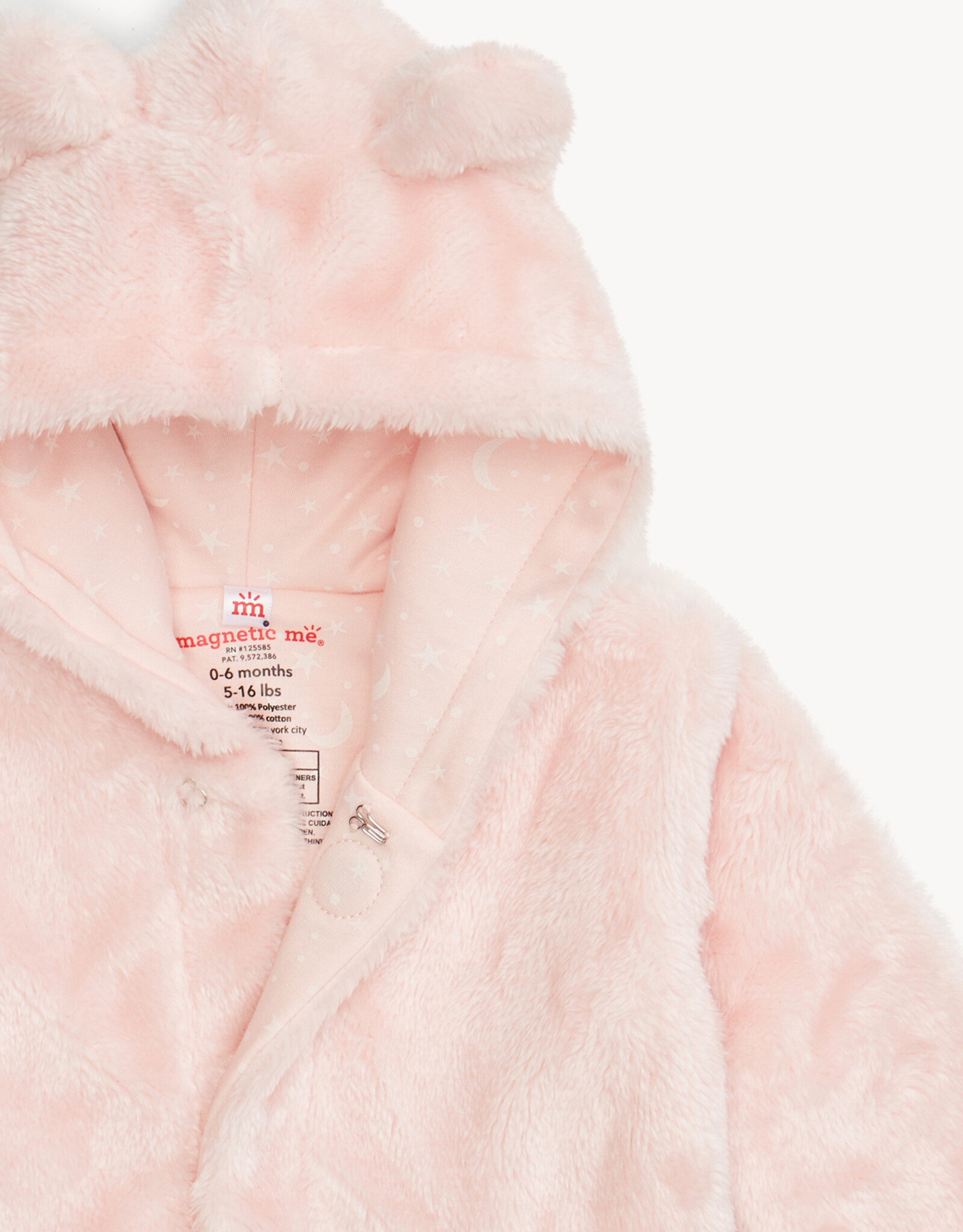 Magnetic Me MM Minky Bear Jacket PINK