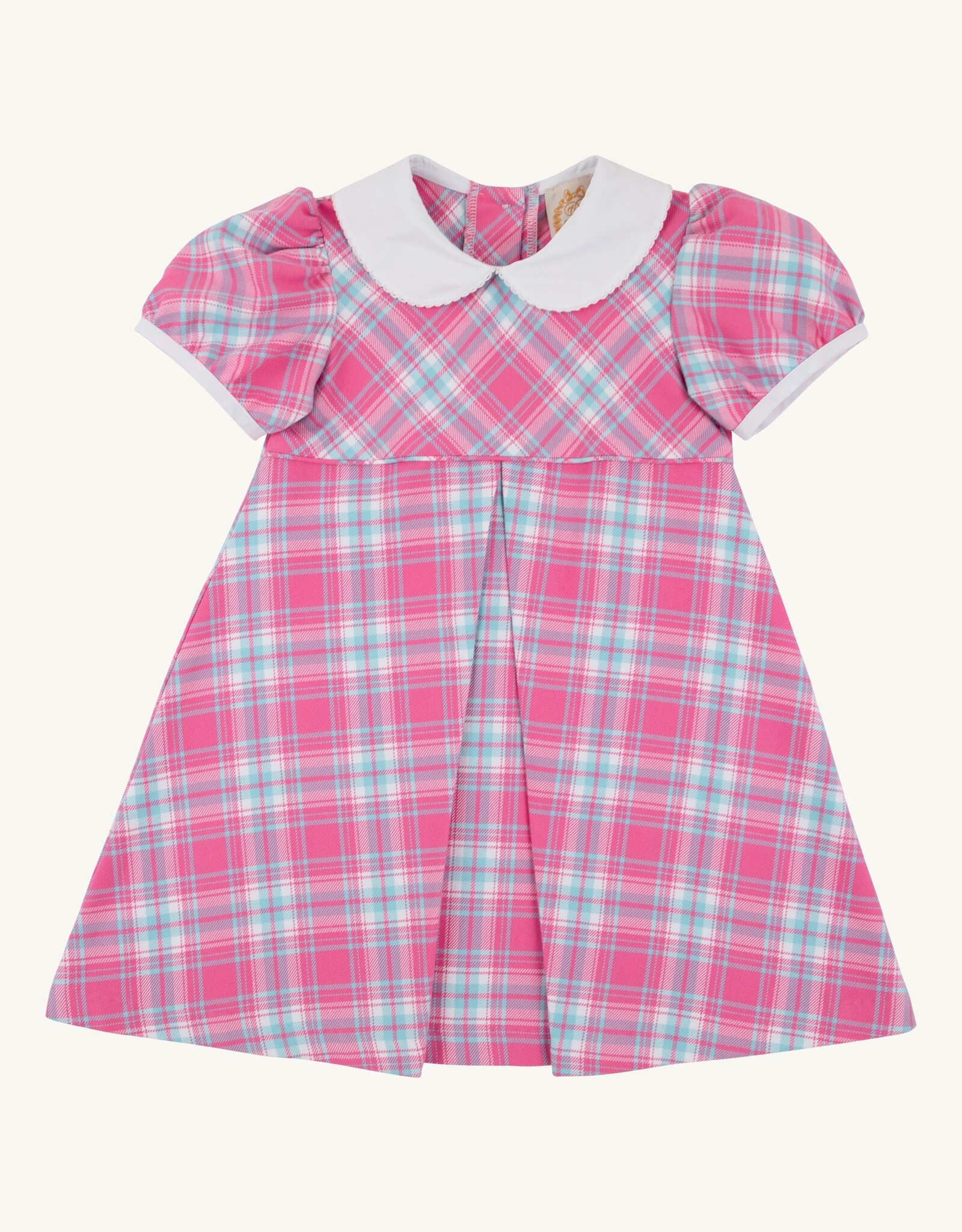 TBBC Princess Pleat Dress Brenton Point Plaid