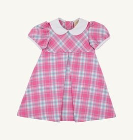 TBBC Princess Pleat Dress Brenton Point Plaid