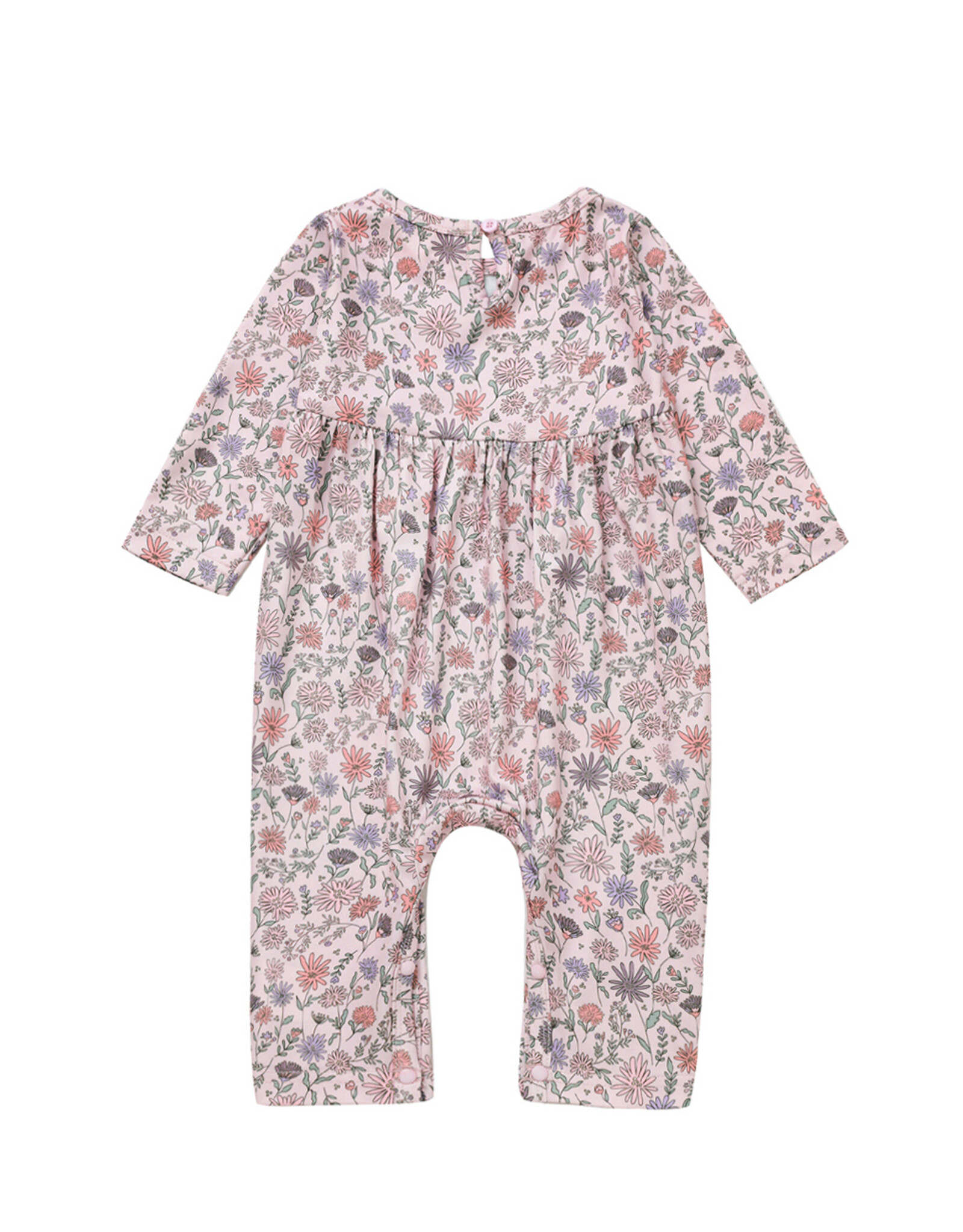 Mabel and Honey 8287PK Whimsical Wildflower Romper
