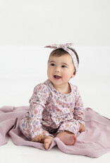 Mabel and Honey 8287PK Whimsical Wildflower Romper