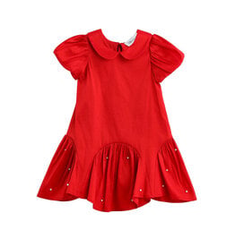 Mabel and Honey Crimson Glow Dress Red