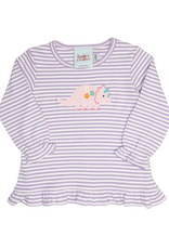 The Smiley Crab SCF26 LS Shirt Lavender Dinosaur