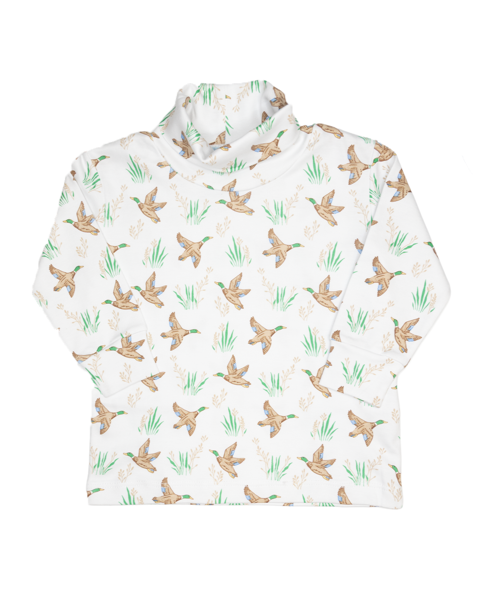 The Smiley Crab SCF26 Mallard Print Turtleneck