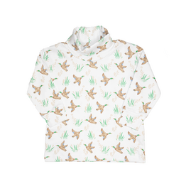 The Smiley Crab Mallard Print Turtleneck