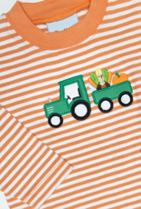 The Smiley Crab SCF26 LS Shirt Orange Stripe Turkey Tractor