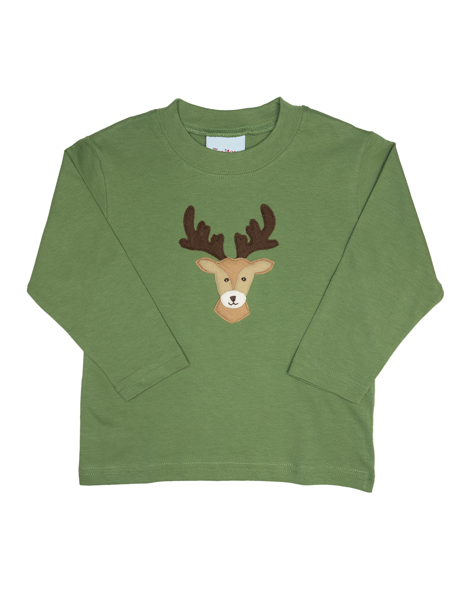 The Smiley Crab SCF26 LS Shirt Green Buck Deer