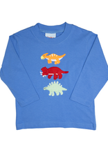 The Smiley Crab SCF26 LS Shirt Chambray Dinosaurs