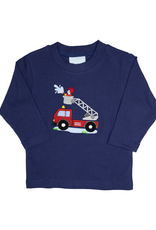 The Smiley Crab SCF26 LS Shirt Navy Firetruck