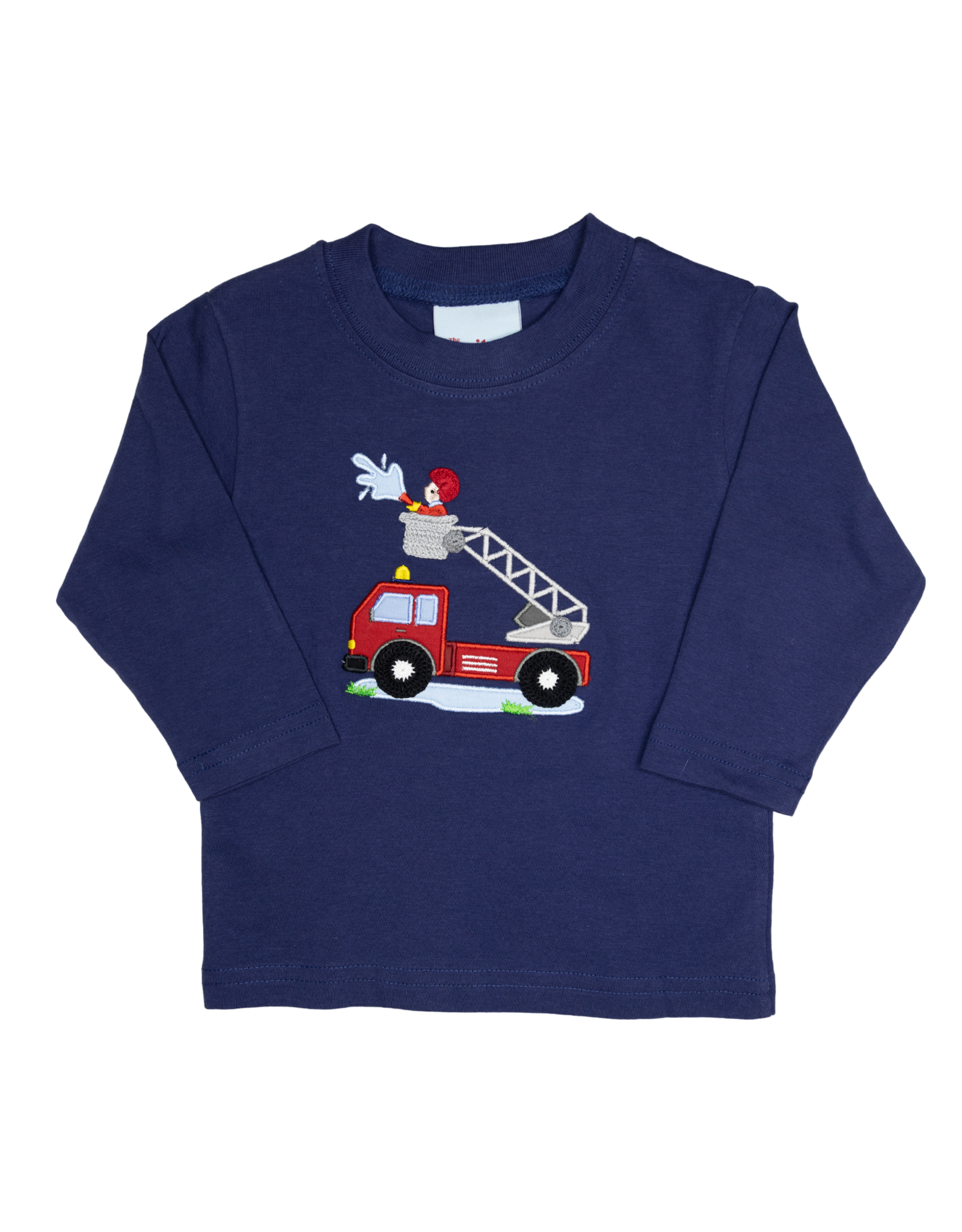 The Smiley Crab SCF26 LS Shirt Navy Firetruck