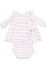 Angel Dear ADF26 Stripe Puppy Dress/Bloomer