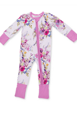 Angel Dear ADF26 2 Way Zipper Romper Dahlia Floral