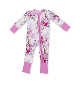 Angel Dear 2 Way Zipper Romper Dahlia Floral