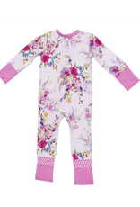 Angel Dear ADF26 2 Way Zipper Romper Dahlia Floral