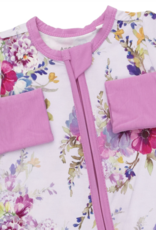 Angel Dear ADF26 2 Way Zipper Romper Dahlia Floral