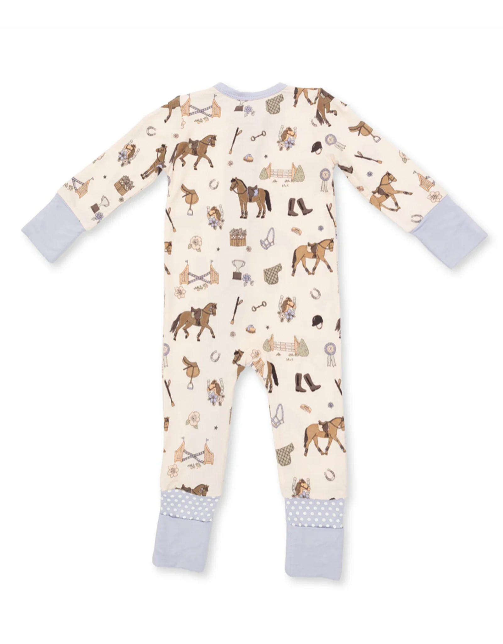 Angel Dear ADF26 2 Way Zipper Romper Pretty Equestrian