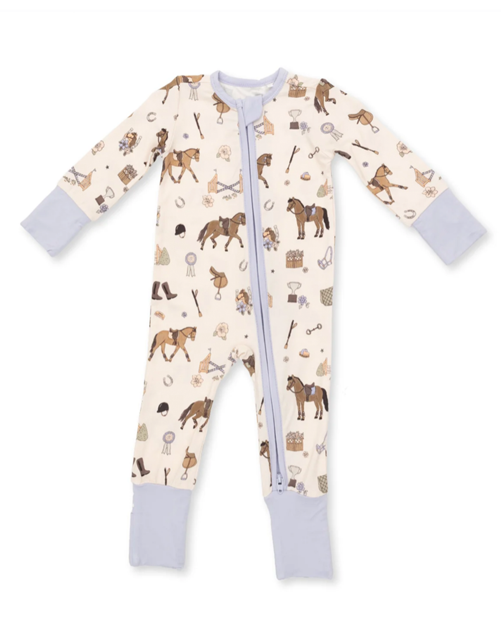 Angel Dear ADF26 2 Way Zipper Romper Pretty Equestrian