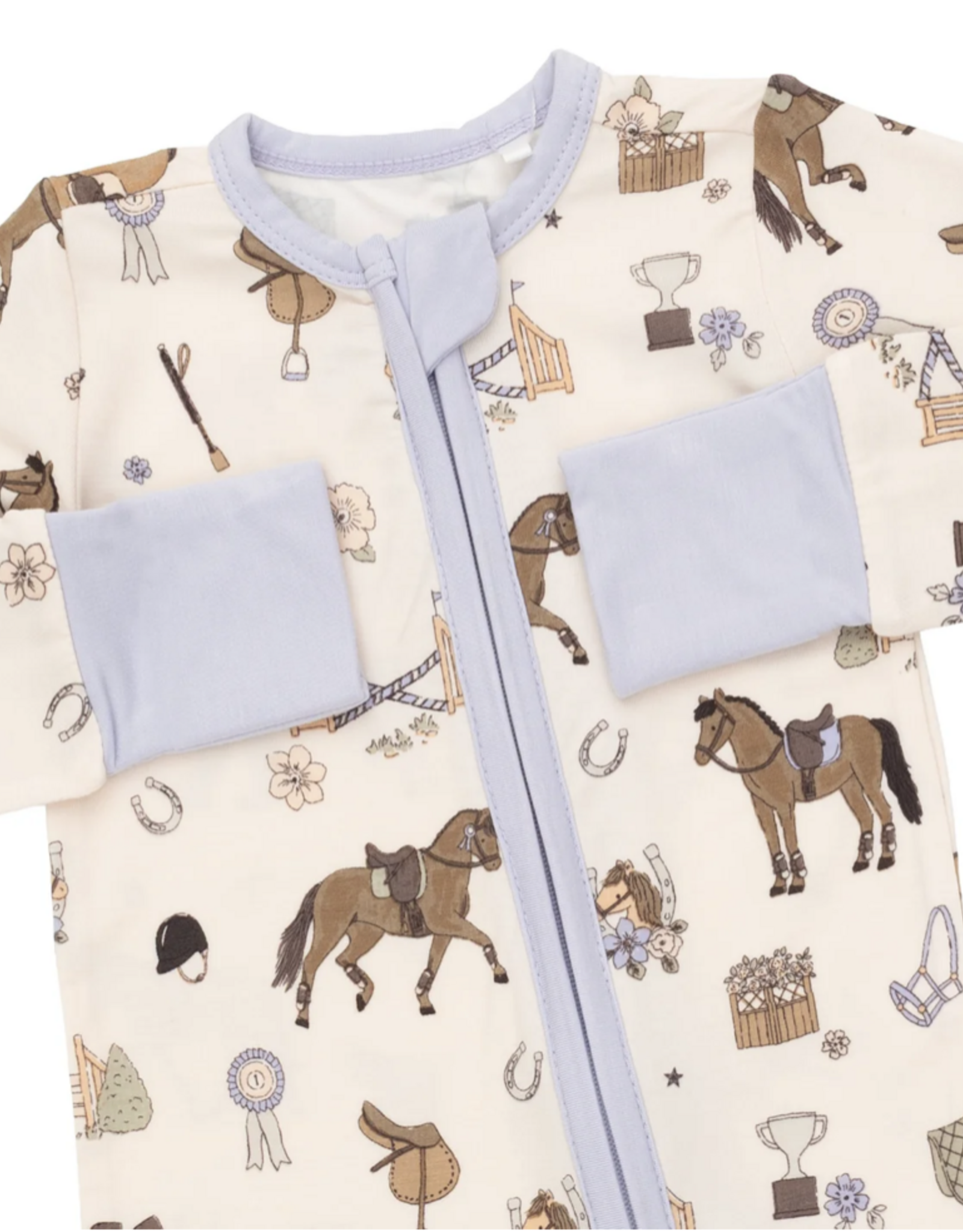 Angel Dear ADF26 2 Way Zipper Romper Pretty Equestrian