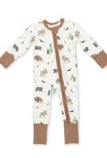 Angel Dear ADF26 2 Way Zipper Romper Northern Woodlawn Animals